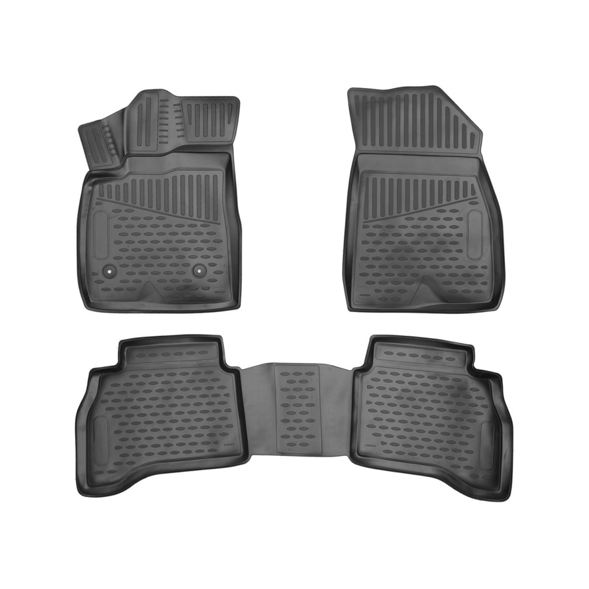 Chevrolet Trailblazer Floor Mats - Omac - Rubber TPE - Black - 2021-2024